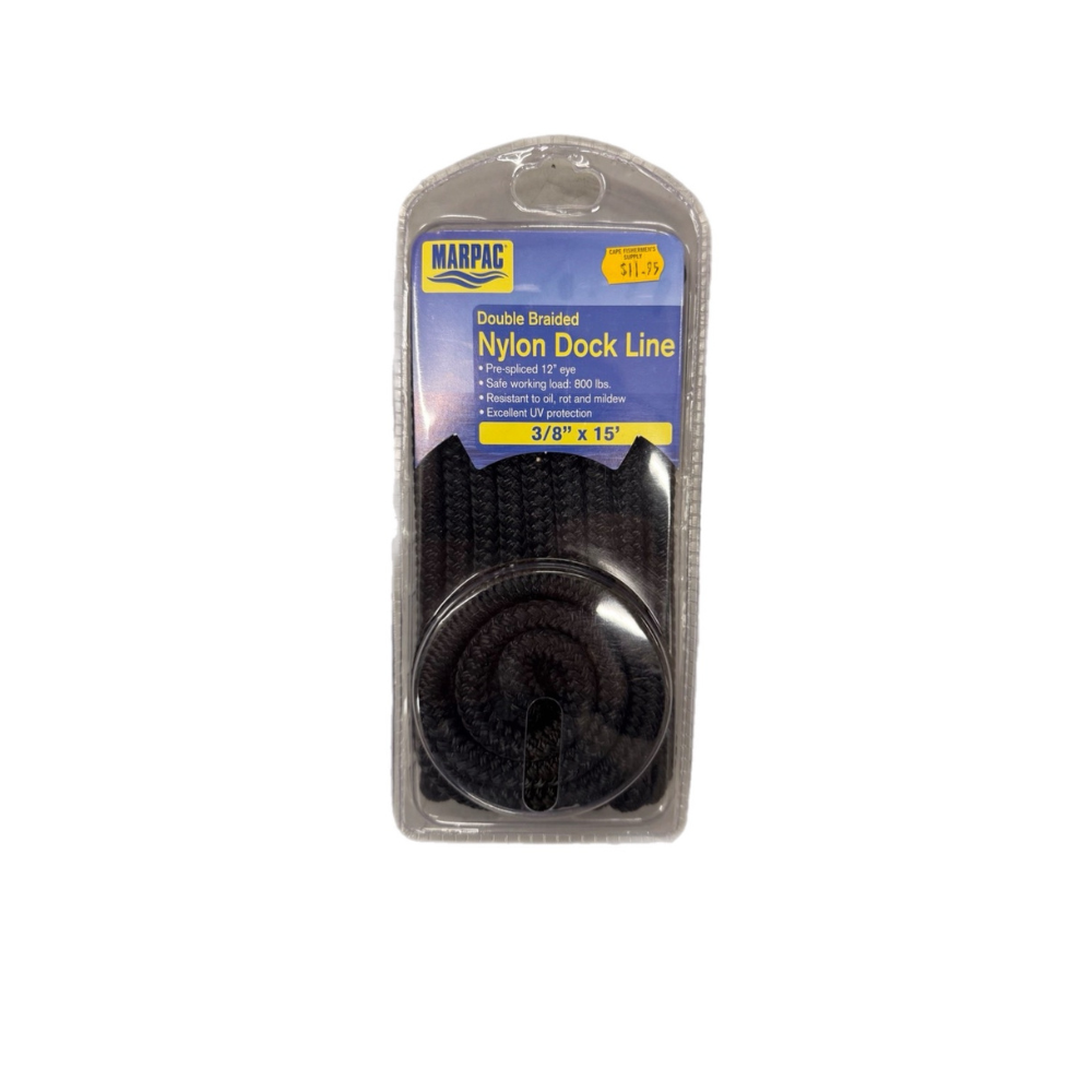 Double Braid Nylon Dock Line 3\8 x 15