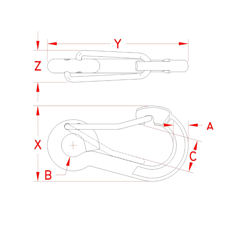 Wire Lever Harness Clip S0184-0080 size -5\16